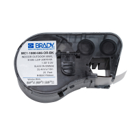 Brady MC1-1000-595-OR-BK tape vinyl zwart op oranje 25,4 mm x 7,62 m (origineel) MC1-1000-595-OR-BK 147102