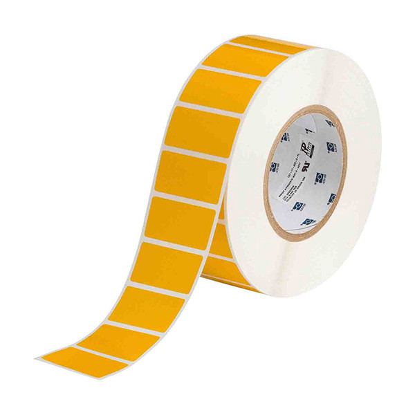Brady THT-17-423-3-YL label polyester glanzend geel 50,80 x 25,40 mm (origineel) THT-17-423-3-YL 147664 - 1