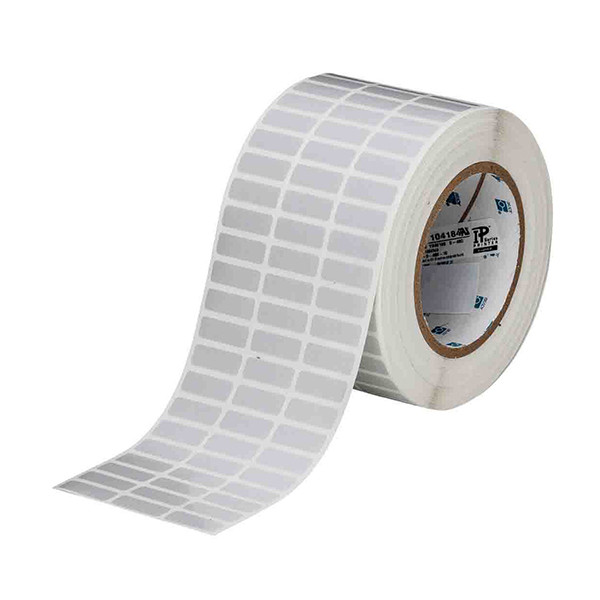 Brady THT-3-413-10 label polyester mat zilver 25,40 x 9,53 mm (origineel) THT-3-413-10 147710 - 1