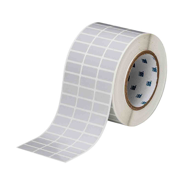 Brady THT-5-413-10 label polyester mat zilver 25,40 x 12,70 mm (origineel) THT-5-413-10 147676 - 1