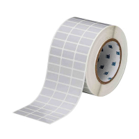 Brady THT-5-413-10 label polyester mat zilver 25,40 x 12,70 mm (origineel) THT-5-413-10 147676
