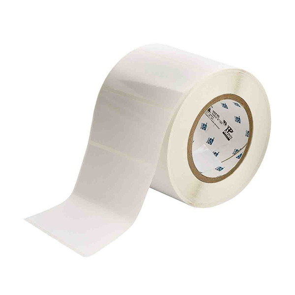 Brady THT-55-483-1 label polyester glanzend wit 101,60 x 50,80 mm (origineel) THT-55-483-1 147574 - 1