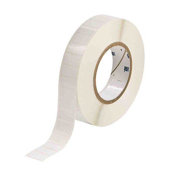 Brady THT-59-483-10 label polyester glanzend wit 25,40 x 12,70 mm (origineel) THT-59-483-10 147600 - 1