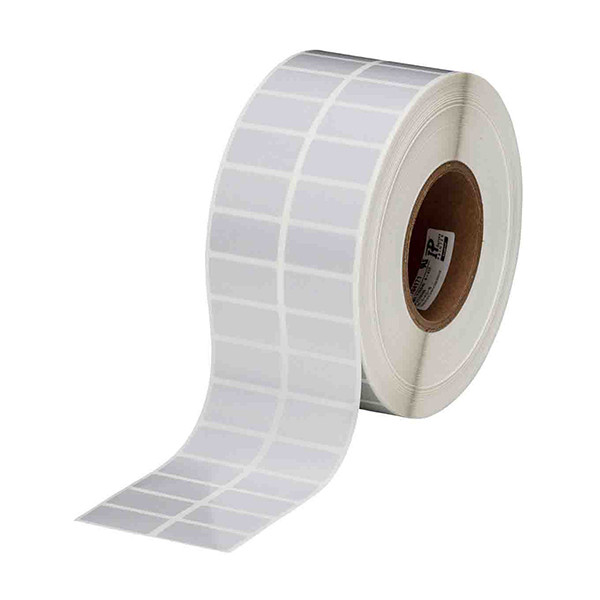 Brady THT-6-413-10 label polyester mat zilver 38,10 x 19,05 mm (origineel) THT-6-413-10 147638 - 1