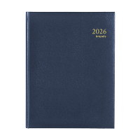 Brepols Ambassador Lima dagagenda met uurindeling 2026 blauw (1 dag per pagina) 6-talig 0.116.1256.06.6.0 262428
