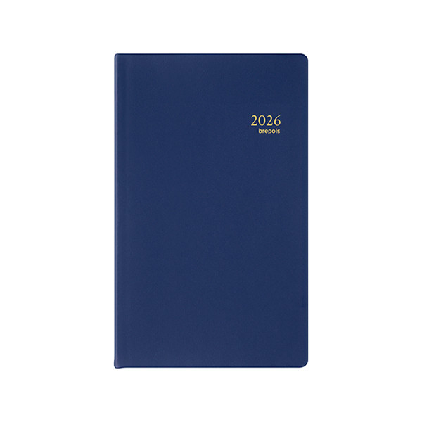 Brepols Breform Seta dagagenda met uurindeling 2026 blauw (1 dag per pagina) 6-talig 0.516.2120.06.6.0 262442 - 1