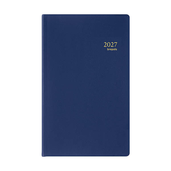 Brepols Breform Seta dagagenda met uurindeling 2027 blauw (1 dag per pagina) 6-talig 440267 - 1