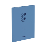Brepols Bretime Coral 16 maanden weekagenda met uurindeling 2025-2026 blauw (1 week per 2 pagina's) 6-talig 2.066.0285.99.6.0BL 262382