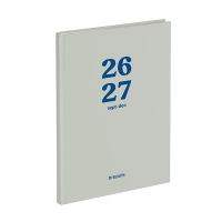 Brepols Bretime Coral 16 maanden weekagenda met uurindeling 2026-2027 lichtgroen (1 week per 2 pagina's) 6-talig 440183