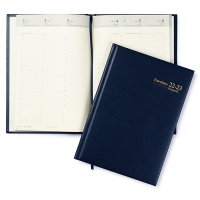 Brepols Bretime Lima 16 maanden agenda met weekindeling 2022-2023 blauw (1 week 2 pagina's) 6-talig 265295