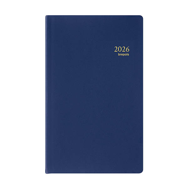 Brepols Building Seta dagagenda met uurindeling 2026 blauw (1 dag per pagina) 6-talig 0.414.2120.06.6.0 262554 - 1