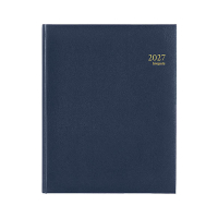 Brepols Concorde Lima weekagenda met uurindeling 2027 blauw (1 week per 2 pagina's) 6-talig 440214