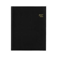 Brepols Concorde Lima weekagenda met uurindeling 2027 zwart (1 week per 2 pagina's) 6-talig 440212