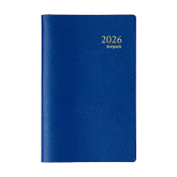 Brepols Delta Genova weekagenda 2026 blauw (1 week per 2 pagina's) 6-talig 262509