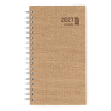 Brepols Ecorama Kazar weekagenda 2027 beige met spiraal (1 week per 2 pagina's) 6-talig 440355 - 1