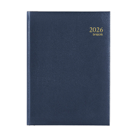 Brepols Euro Lima dagagenda met uurindeling 2026 blauw (1 dag per pagina) 6-talig 0.224.1256.06.6.0 262430