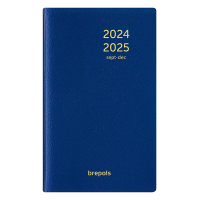 Brepols Interplan Genova 16 maanden agenda 2024-2025 blauw (1 week 2 pagina's) 6-talig 2.730.2051.99.2.0BL 261385