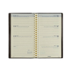 Brepols Interplan Genova weekagenda 2027 zwart (1 week per 2 pagina's) 6-talig 440220 - 2