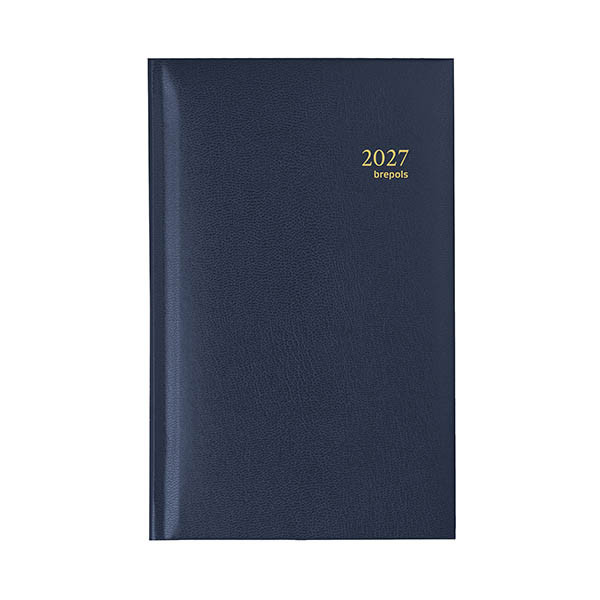 Brepols Interplan Lima weekagenda 2027 blauw (1 week per 2 pagina's) 6-talig 440314 - 1