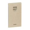 Brepols Interplan Nature 16 maanden weekagenda 2026-2027 beige (1 week per 2 pagina's) 6-talig 440193 - 1