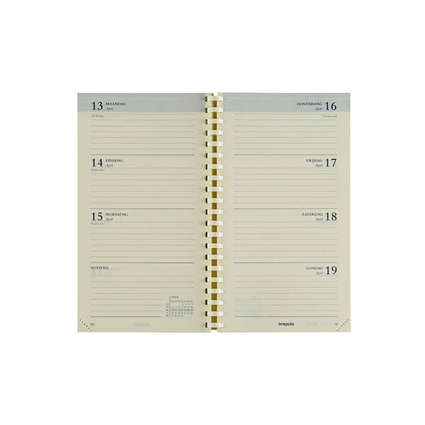 Brepols Interplan weekagenda 2027 navulling (1 week per 2 pagina's) NL 440312 - 1