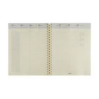Brepols Omega 27 weekagenda met halfuurindeling 2026 navulling (1 week 2 pagina's) 5-talig 0.234.9900.00.2.0 262480
