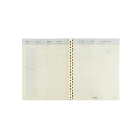 Brepols Omega 27 weekagenda met halfuurindeling 2027 navulling (1 week 2 pagina's) 5-talig 440301