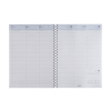 Brepols Omega Calpe weekagenda met kwartierindeling 2026 zwart (1 week per 2 pagina's) 6-talig 0.030.2582.01.2.0 262477 - 2