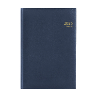 Brepols Omega Lima weekagenda met kwartierindeling 2026 blauw (1 week per 2 pagina's) 6-talig 0.030.1256.06.6.0 262412