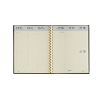 Brepols Optivision Large Trento weekagenda met uurindeling 2027 antraciet (1 week per 2 pagina's) NL 440276 - 2