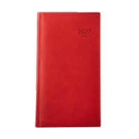 Brepols Optivision Pocket Classica weekagenda 2027 rood (1 week per 2 pagina's) NL 440320
