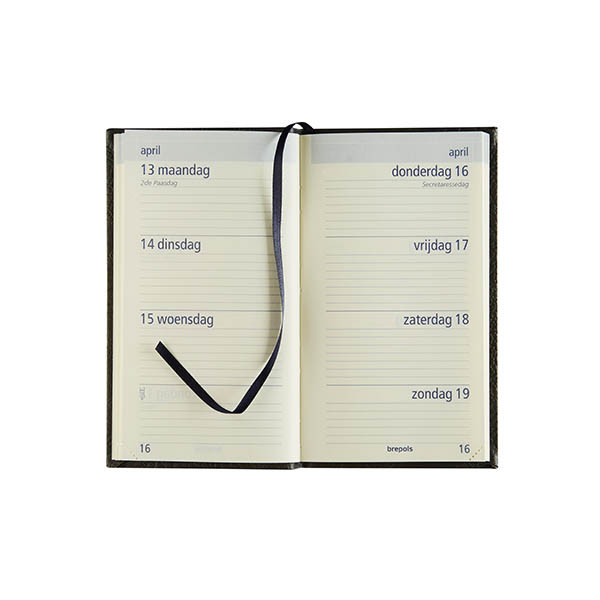 Brepols Optivision Pocket Classica weekagenda 2027 rood (1 week per 2 pagina's) NL 440320 - 2