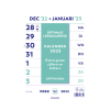 Brepols Optivision wand-weekkalender 2023 met extra grote cijfers en letters 1.895.9900.00.4.0 265458