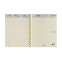 Brepols Optivision weekagenda met uurindeling 2026 navulling (1 week per 2 pagina's) NL 0.117.9900.00.2.0 262454