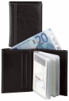 Brepols Palermo portemonnee zwart voor 20 pasjes