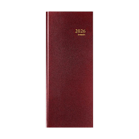 Brepols Saturnus Lima dagagenda met kwartierindeling 2026 bordeaux (1 dag per pagina) 4-talig 0.111.1255.04.6.0 262404