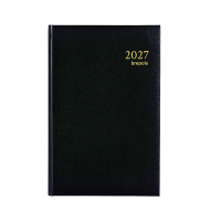 Brepols Saturnus Lima weekagenda 2027 zwart (1 week per 2 pagina's) 4-talig 440261