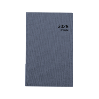 Brepols Saturnus Luxe Dubletta dagagenda met halfuurindeling 2026 blauw (1 dag per pagina) 4-talig 0.216.5455.99.6.0BL 262435
