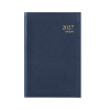 Brepols Saturnus Luxe Lima dagagenda met halfuurindeling 2027 blauw (1 dag per pagina) 4-talig 440208 - 1