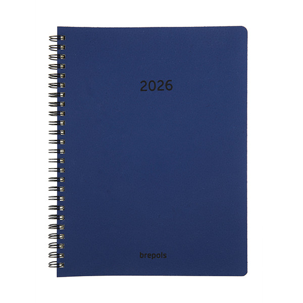 Brepols Timing Calvi weekagenda met uurindeling 2026 blauw (1 week per 2 pagina's) 6-talig 0.136.6870.06.4.0 262465 - 1