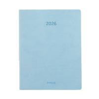 Brepols Timing Colora weekagenda met uurindeling 2026 lichtblauw (1 week per 2 pagina's) 6-talig 262459