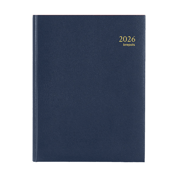 Brepols Timing Lima weekagenda met uurindeling 2026 blauw (1 week per 2 pagina's) 4-talig 0.137.1256.06.6.0 262474 - 1