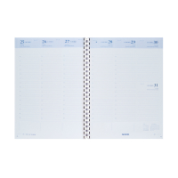 Brepols Timing weekagenda met uurindeling 2026 navulling (1 week 2 pagina's) 4-talig 0.137.9900.00.2.0 262475