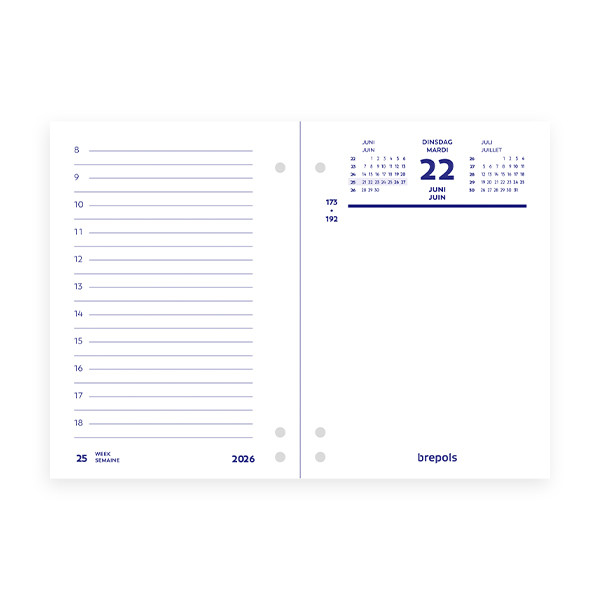 Brepols dagkalender 2026 2-talig 1.856.9900.00.7.0 262519 - 1