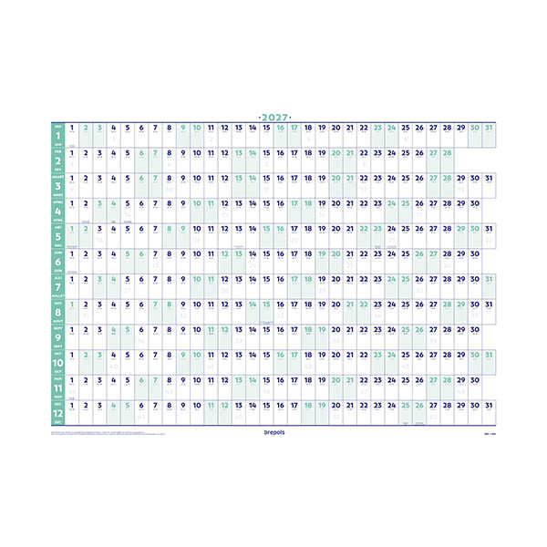 Brepols jaarplanner 2027 2-talig 440245 - 1