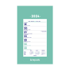 Brepols omlegkalender op schild 1 week 2024 19 x 31 cm (4-talig) 1.850.9900.00.6.0 261156