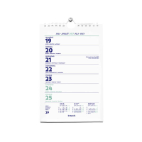 Brepols wandweekkalender wire-o 2027 4-talig 440237