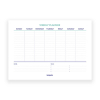 Brepols weekplanner ongedateerd blauw (56 vellen) EN 1.890.9900.99.5.0BL 262552 - 2