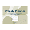 Brepols weekplanner ongedateerd lichtgroen (56 vellen) EN 440239 - 1