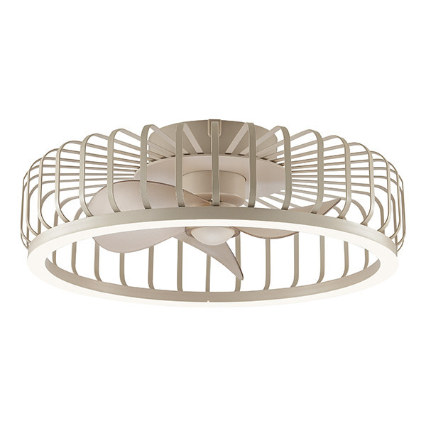 Plafondventilator met ledlamp | Capo | Ø 48 cm | 2700-6500K | Zandkleur | 36W | Brilliant LBR00006 - 1